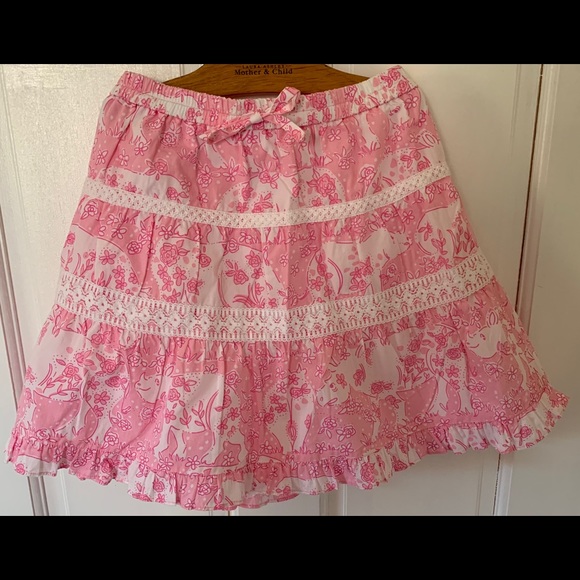 Lily Pulitzer Girls tiered Skirt sz 12 - Picture 1 of 3